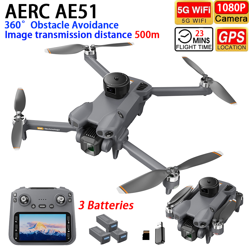 Drone AERC AE51 GPS WIFI FPV E - Drone Gps Mount recensione e prezzo